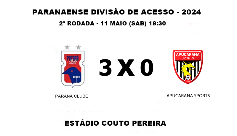 PARANÁ CLUBE X APUCARANA SPORTS